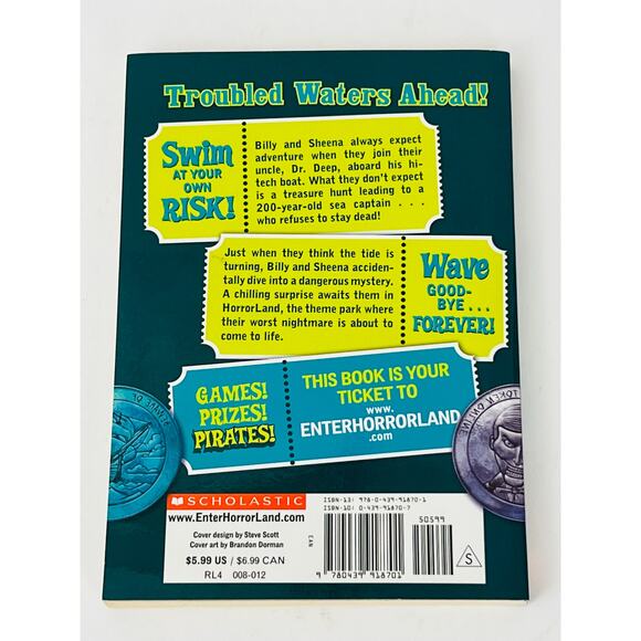 Goosebumps HorrorLand #2: Creep From the Deep Paperback Book by R. L. Stine 2008 - Picture 2 of 7